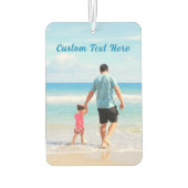 Uw fotoluchtverfrisser met aangepaste tekst luchtverfrisser (Achterkant)