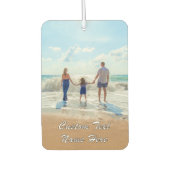 Uw fotoluchtverfrisser met aangepaste tekstnaam luchtverfrisser (Voorkant)