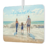 Uw fotoluchtverfrisser met aangepaste tekstnaam luchtverfrisser (Links)