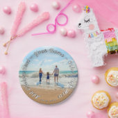 Uw fotopapier Borden met aangepaste tekst Papieren Bordje (Feest)