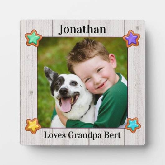 Uw fotoplaque fotoplaat (Voorkant)