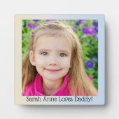 Uw fotoplaque fotoplaat (Voorkant)