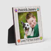 Uw fotoplaque fotoplaat (Voorkant)