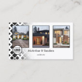 Uw fotoportfolio Logo Architect Visitekaartje (Voorkant)