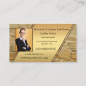 Uw fotoportfolio Visitekaartje onroerend goed (Achterkant)