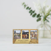 Uw fotoportfolio Visitekaartje onroerend goed (Staand voorkant)