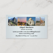 Uw fotoreisagent of blogger-Visitekaartje Visitekaartje (Voorkant)