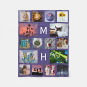 UW FOTOS aangepaste collage sjabloon deken (Voorkant)