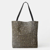 UW FOTO'S aangepaste collage sjabloon gouden boog Tote Bag (Achterkant)