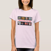UW FOTO'S aangepaste "filmstrips" kleding T-shirt (Voorkant)
