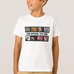 UW FOTO'S aangepaste "filmstrips" kleding T-shirt