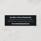 UW FOTO'S aangepaste fotograaf visitekaartjes (Achterkant)