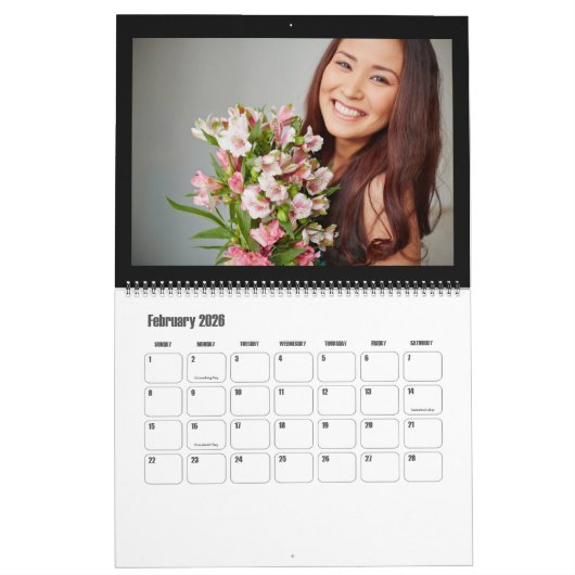 UW FOTO'S aangepaste kalender (OM HET EVEN WELK JA (Feb 2026)