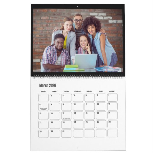 UW FOTO'S aangepaste kalender (OM HET EVEN WELK JA (Mar 2026)