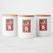 UW FOTO'S aangepaste kerstlabels Voedselcontainer Etiket (Flessen)