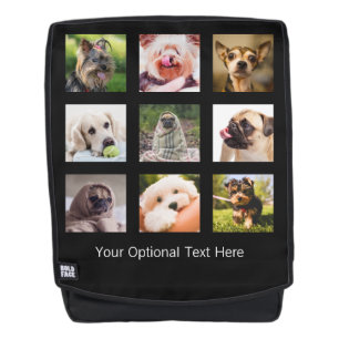 UW foto's / aangepaste rugzak voor honden met gelu Rugtassen