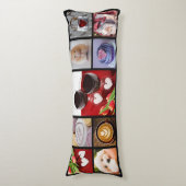 UW FOTO'S aangepaste sjabloon voor collage Lichaamskussen (Voorkant Verticaal)