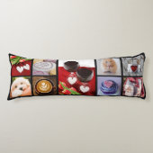 UW FOTO'S aangepaste sjabloon voor collage Lichaamskussen (Voorkant)