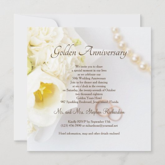 Uw foto's Antiek Lijst Jubileum Kaart (Achterkant)