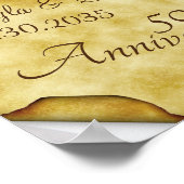 Uw foto's Antiek Lijst Jubileum Poster (Hoek)