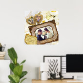 Uw foto's Antiek Lijst Jubileum Poster (Thuiskantoor)