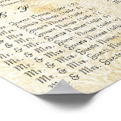 Uw foto's beschadigen Zitdiagram Alfabetisch Poster (Hoek)