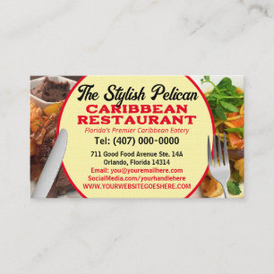 Uw foto's Caribbean Restaurant Catering Services Visitekaartje