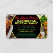 Uw foto's Caribbean Restaurant Catering Services Visitekaartje (Voorkant)