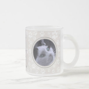 Uw foto's Cat Memorial Paw drukt zand Mok