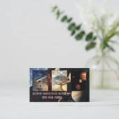 Uw Foto's Celestial SciFi Astrologer Visitekaartje (Staand voorkant)