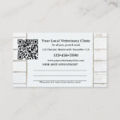 Uw foto's Dierlijke Diergeneeskundige Klinische Aa Visitekaartje (Achterkant)