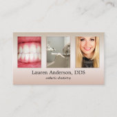 Uw foto's Elegant Professional Dentist Visitekaartje (Voorkant)