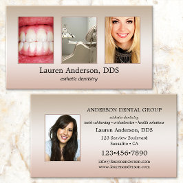 Uw foto's Elegant Professional Dentist Visitekaartje
