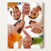 UW FOTO'S EN aangepaste TEKST-planner Planner (Achterkant)