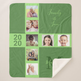 UW foto's en aangepaste tekstafdruk Sherpa Deken