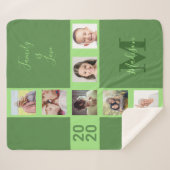 UW foto's en aangepaste tekstafdruk Sherpa Deken (Voorkant (horizontaal))