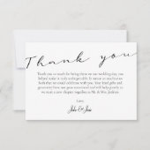 Uw foto's en herinneringen QR code bruiloft Bedankkaart (Voorkant)