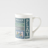 UW FOTO'S EN NAAM aangepaste room mok (Rechts)