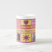 UW FOTO'S EN NAAM aangepaste room mok (Voorkant)