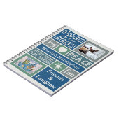 UW FOTO'S EN NAAM aangepaste room notitieboek (Linkerzijde)