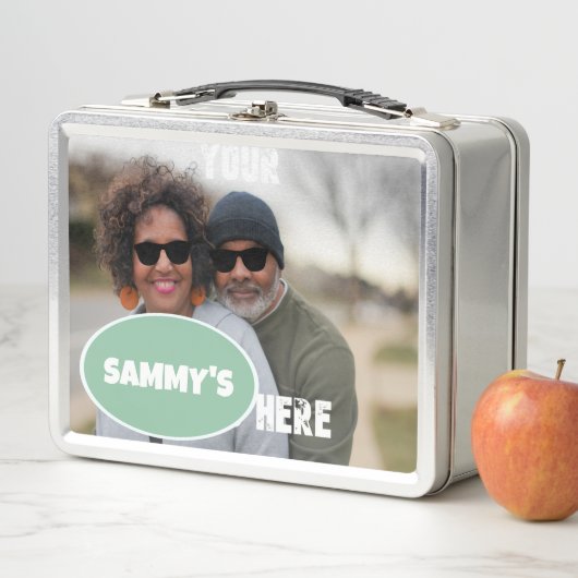 Uw foto's en naam hier Metal Lunchbox (In situ)