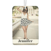 UW FOTO'S EN NAMEN aangepaste airfresher voor auto Luchtverfrisser (Achterkant)