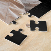 Uw foto's en scriptnaam van de 3-reeks op zwart legpuzzel (Zijkant)