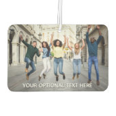 UW FOTO'S EN TEKST aangepaste luchtverfrisser voor (Achterkant)