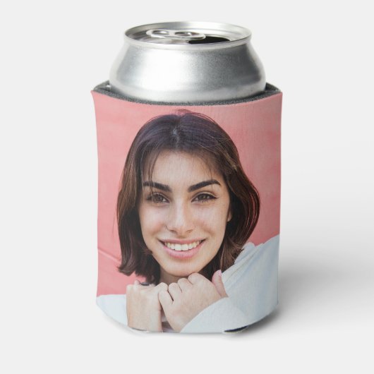 UW Foto's en tekst "MISSING PERSON" Blikjeskoeler (Blikje Achterkant)