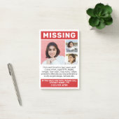 UW Foto's en tekst "MISSING" Post-it® Notes (Kantoor)