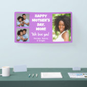 Uw foto's en tekst spandoek (Beurs)