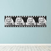 Uw foto's Film Strip Art Canvas Afdruk (Insitu (Houten vloer))
