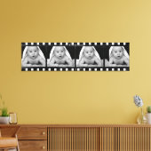 Uw foto's Film Strip Art Canvas Afdruk (Insitu (Woonkamer))