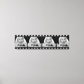 Uw foto's Film Strip Art Canvas Afdruk (Voorkant)